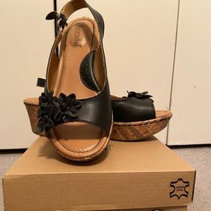 Bjorndal Daphne Cork Wedge Shoes 8 M